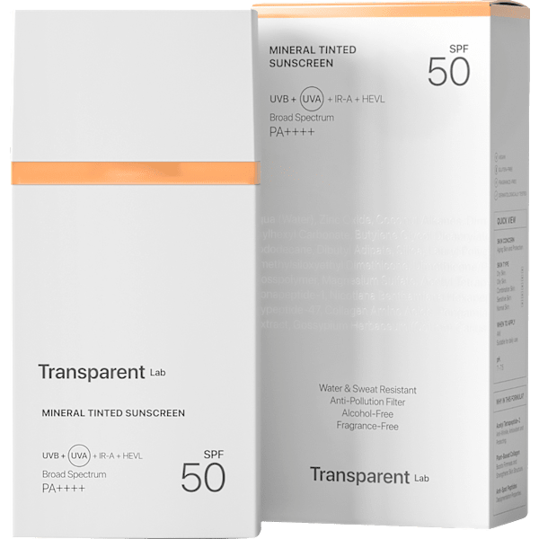 Mineral Tinted Sunscreen Medium LSF 50 Transparent Lab