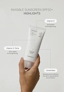Sonnencreme Gesicht Invisible LSF 50+ Transparent Lab