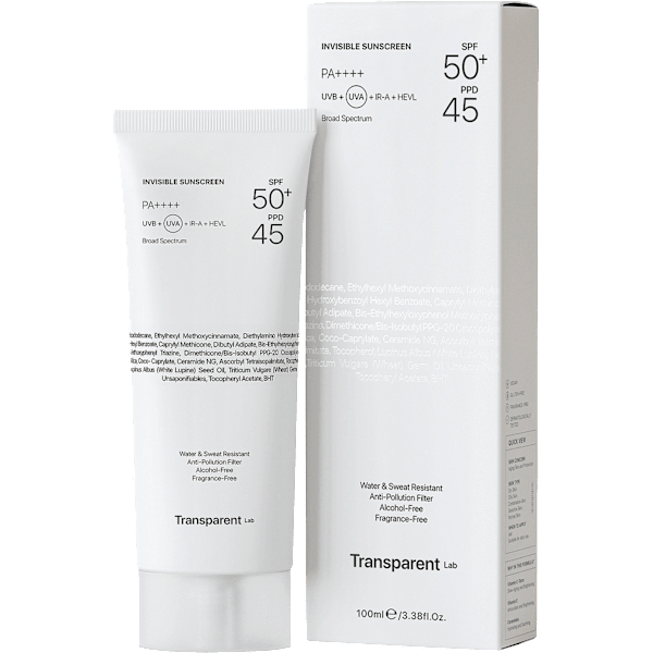 Sonnencreme Gesicht Invisible LSF 50+ Transparent Lab