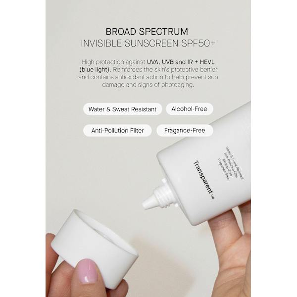 Sonnencreme Gesicht Invisible LSF 50+ Transparent Lab