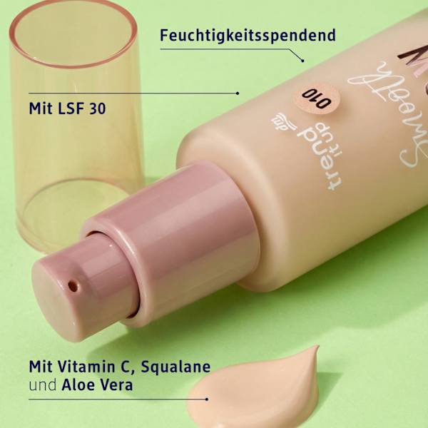 Foundation Smooth Glow Fluid Filter LSF 30, 020 Warm Beige trend !t up