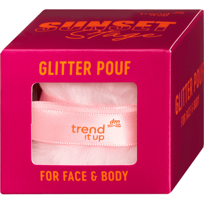 trend !t up Glitter Pouf Sunset Stage, 1 pc