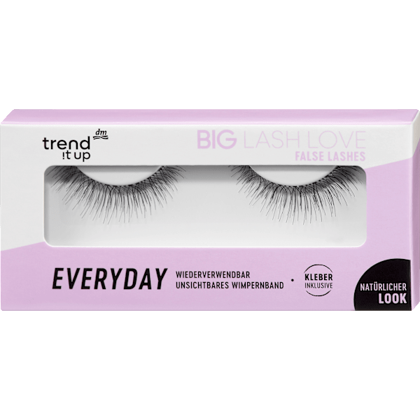 Künstliche Wimpern Big Lash Love False Everyday (1 Paar) trend !t up