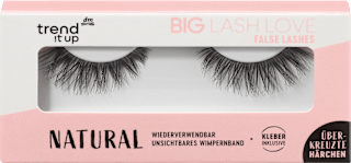 Künstliche Wimpern Big Lash Love Natural (1 Paar) trend !t up