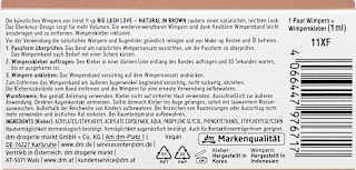 Künstliche Wimpern Big Lash Love Natural Brown (1 Paar) trend !t up