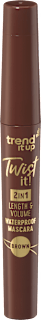 Mascara Twist it! 2in1 Length & Volume Waterproof Brown trend !t up