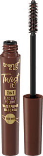 Mascara Twist it! 2in1 Length & Volume Waterproof Brown trend !t up