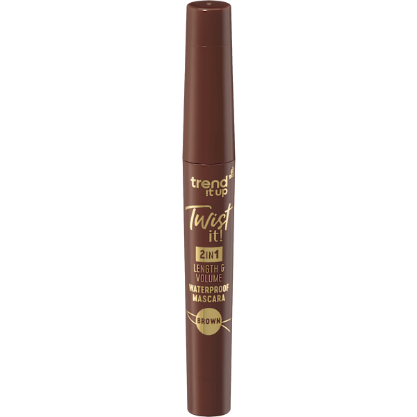 Mascara Twist it! 2in1 Length & Volume Waterproof Brown trend !t up