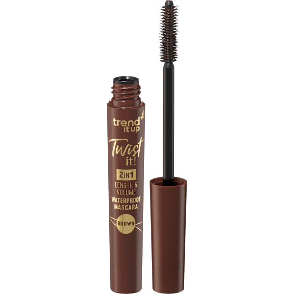Mascara Twist it! 2in1 Length & Volume Waterproof Brown trend !t up