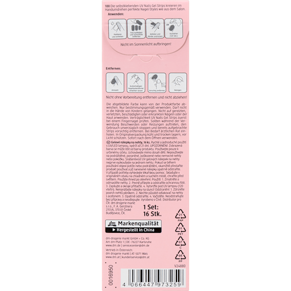 UV Gel Nagelfolien Gel Strips 100 trend !t up