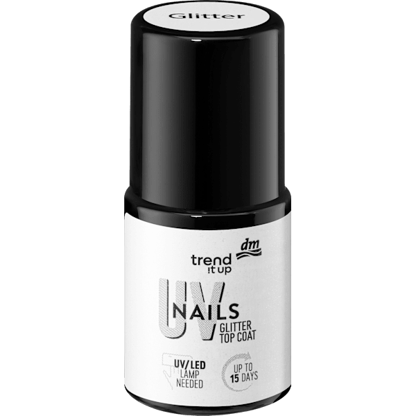 UV Nagellack Glitter Top Coat trend !t up