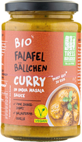 Falafelbällchen Curry India Masala Sauce TRESSBRÜDER