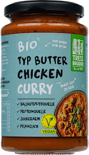 Fertiggericht, Typ Butter Chicken Curry TRESSBRÜDER
