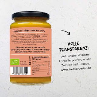 Suppe, Kürbis Kokos TRESSBRÜDER