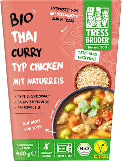 Thai Curry Typ Chicken mit Naturreis TRESSBRÜDER