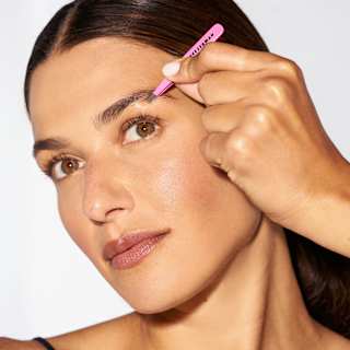 Pinzette, Mini Slant Tweezer Neon Pink Tweezerman