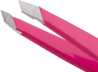 Pinzette, Mini Slant Tweezer Neon Pink Tweezerman