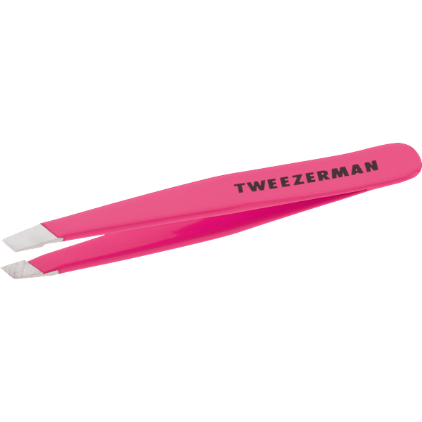 Pinzette, Mini Slant Tweezer Neon Pink Tweezerman