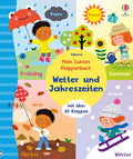 Kinderbuch Mein buntes Klappenbuch: Wetter und Jahreszeiten Usborne