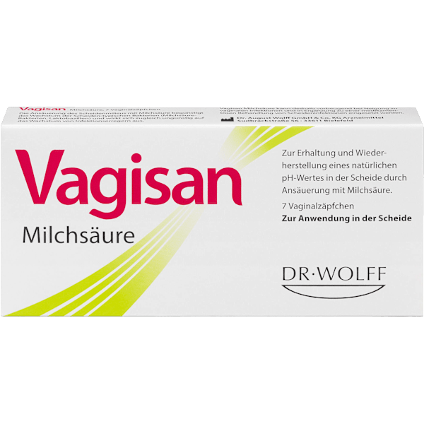 Milchsäure Vaginalzäpfchen Vagisan