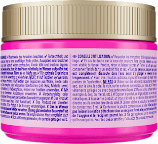 Fleckenentferner Pulver Oxi Action Pink Vanish