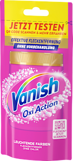 Fleckenentferner Pulver Oxi Action Pink, Reisegröße Vanish Oxi Action