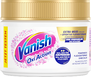 Fleckenentferner Pulver Oxi Action Weiss Vanish Oxi Action