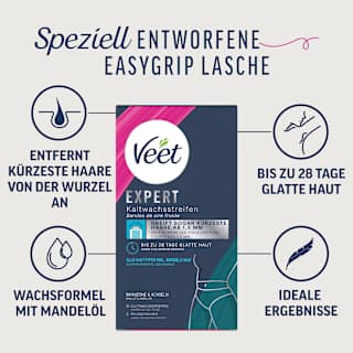 Kaltwachsstreifen Bikinizone & Achseln Veet