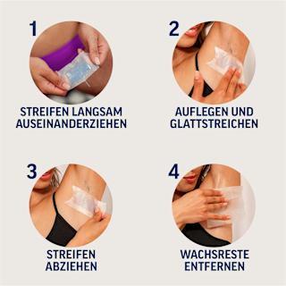 Kaltwachsstreifen Bikinizone & Achseln Veet