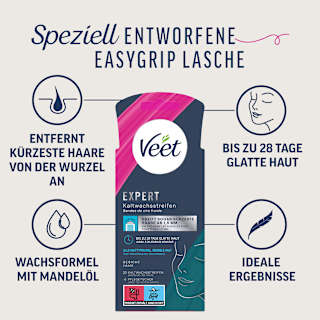 Kaltwachsstreifen Gesicht Expert Veet