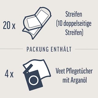 Kaltwachsstreifen Gesicht Expert Veet