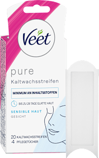 Kaltwachsstreifen Gesicht sensitive Veet