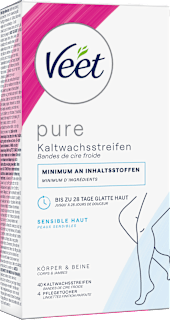 Kaltwachsstreifen Körper & Beine sensitiv Veet
