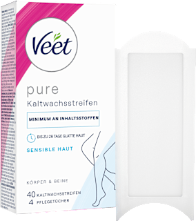 Kaltwachsstreifen Körper & Beine sensitiv Veet