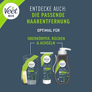 Haarentfernungsset Intimbereich (Creme & Pflegebalsam) Veet MEN