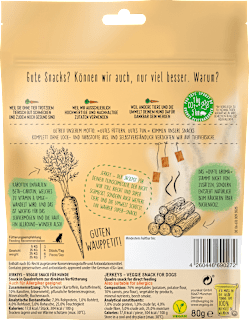 Hundeleckerli mit Karotte & Buchenrauch, Jerkeys  VEGDOG