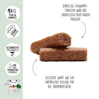 Kausnack Hund mit Roter Beete & Tapioka, Dentals VEGDOG