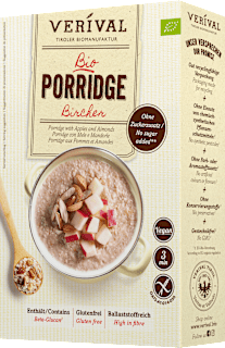 Porridge, Bircher, glutenfrei VERIVAL