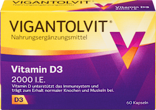 Vitamin D3 2000 I.E. 60 Weichkapseln VIGANTOLVIT