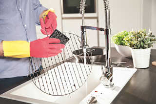 Scheuerschwamm Glitzi Power Inox Vileda