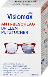 Anti-Beschlag Brillen-Putztücher Visiomax
