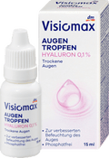 Augentropfen mit 0,1% Hyaluron Visiomax