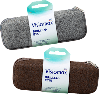 Brillenetui aus Filz mit Reißverschluss Visiomax