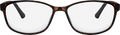 Fertig-Lesebrille demi braun +1,00 Visiomax