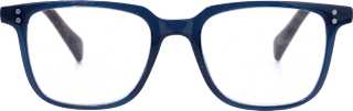 Fertig-Lesebrille demi/dunkelblau +2,50 Visiomax