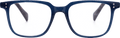 Fertig-Lesebrille demi/dunkelblau +3,50 Visiomax