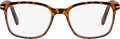 Fertig-Lesebrille glänzend/transparent demi braun +1,00 Visiomax