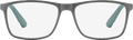 Fertig-Lesebrille grau/türkis +1,00 Visiomax