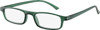 Fertig-Lesebrille matt grün transparent +2,50 Visiomax