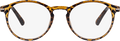 Fertig-Lesebrille matt transparent demi braun +2,00 Visiomax